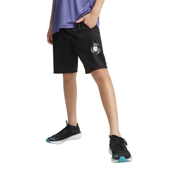 Puma Lasten Active Graphic Print -joustovyötäröshortsit