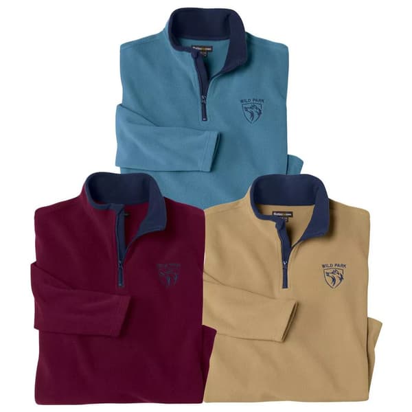 Atlas For Men Microfleece Tröja för Herr (3-pack)