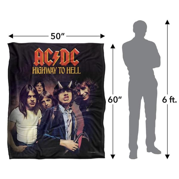 AC/DC Highway To Hell Silkinpehmeä peitto