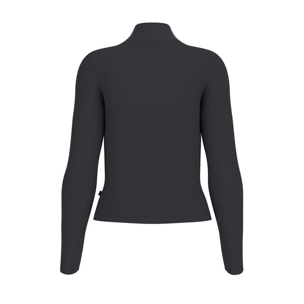 Guess Dam Textlogga Ribbad Slim Turtleneck