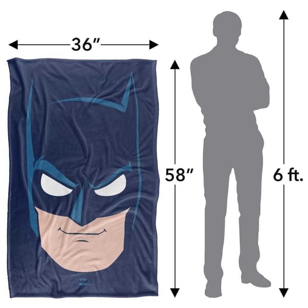 Batman Large Face Blanket