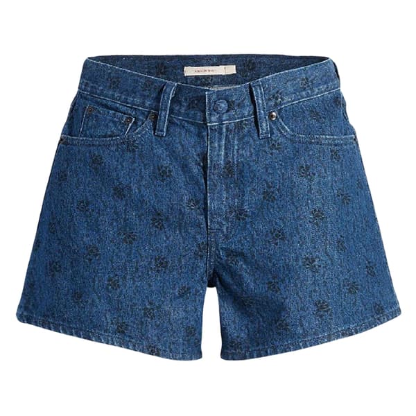 Levis Dam Wellthread Flowers Mom Shorts