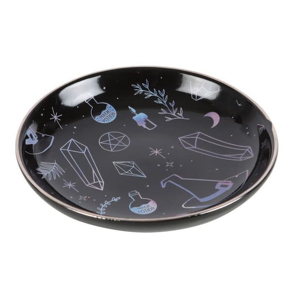 Something Different Crystal Witch Print Trinket Dish