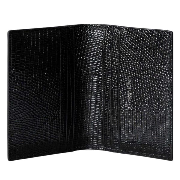 Calvin Klein Embossed Leather Logo Wallet