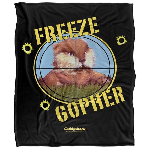 Caddyshack Freeze Gopher Soft Touch Blanket