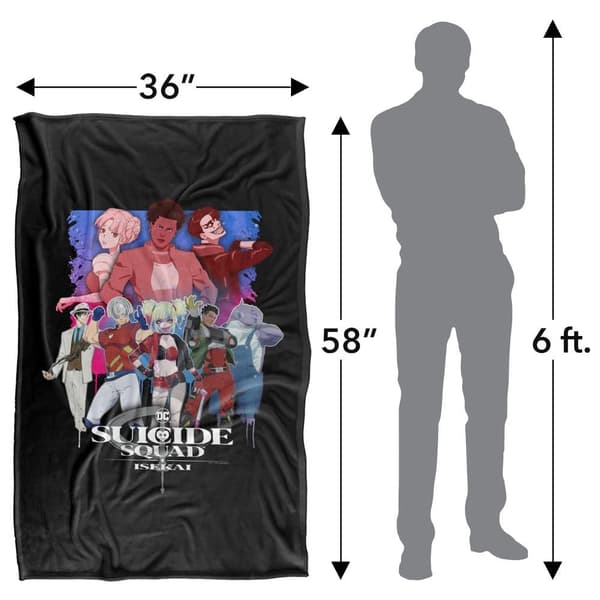 Suicide Squad Isekai Ready To Fight Soft Touch Blanket