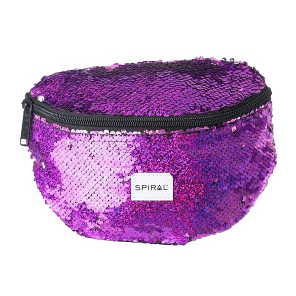 Spiral Sequins Bum Bag