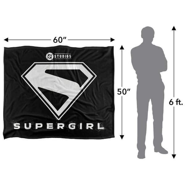 Supergirl 2026 Shield Soft Touch Blanket