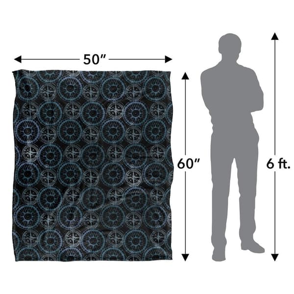 JQ Licensing Silky Compass Supersoft Blanket