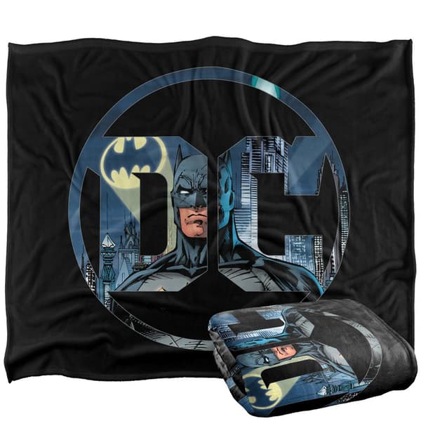 DC-logolla varustettu Batman-peitto