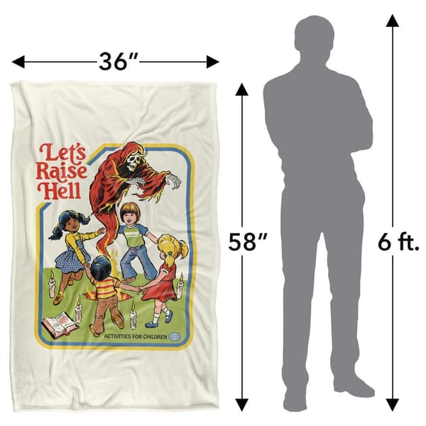 Steven Rhodes Lets Raise Hell Soft Touch Blanket