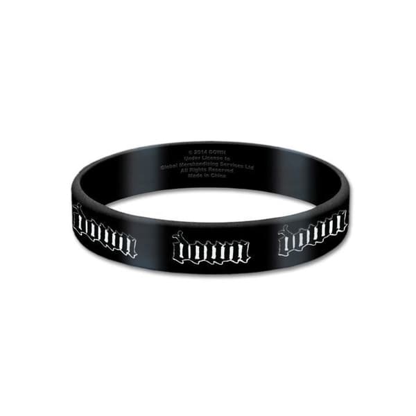 Down Logo Silicone Wristband