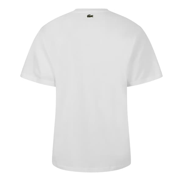 Lacoste Herr Croc Script Graphic Logo Klassisk T-shirt