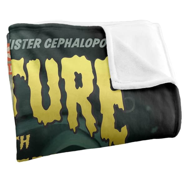 SpongeBob SquarePants Creature With Six Tentacles Silky Supersoft Blanket