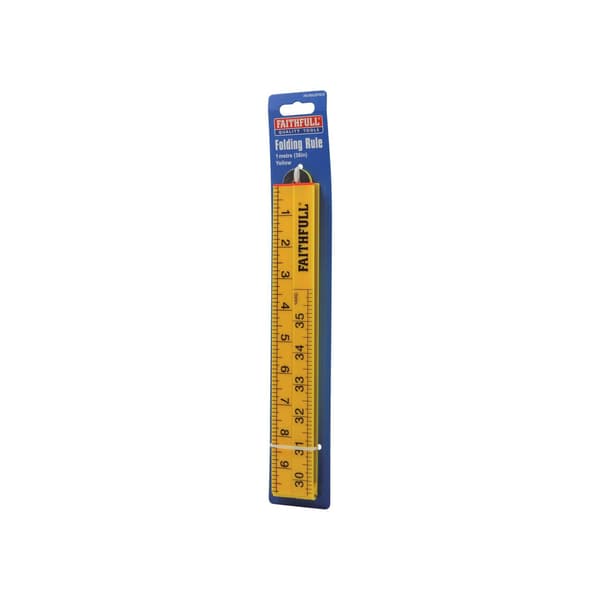 Faithfull Folding Rule - Abs Plastic