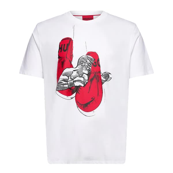 Hugo Boss Herr Boxhandskar Regular T-shirt