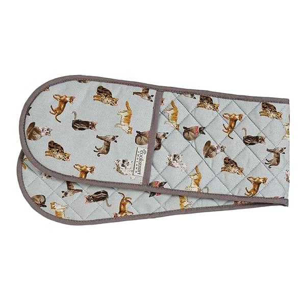 Cooksmart Curious Cats Double Oven Glove