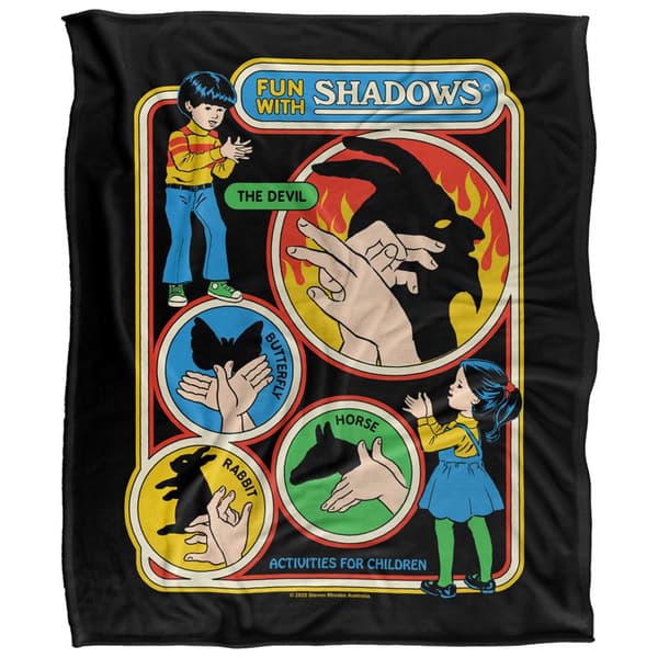 Steven Rhodes Fun With Shadows Soft Touch Blanket