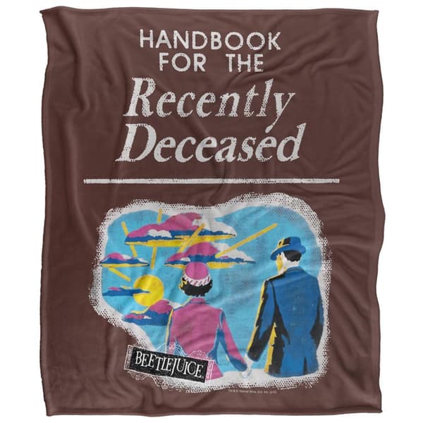 Beetlejuice Handbook For The Recently Deceased Blanket