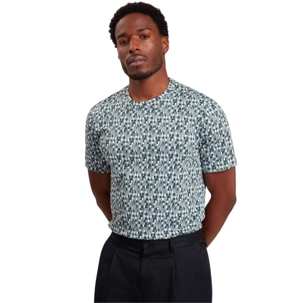 Ted Baker Mens Geo Abstract Regular T-Shirt