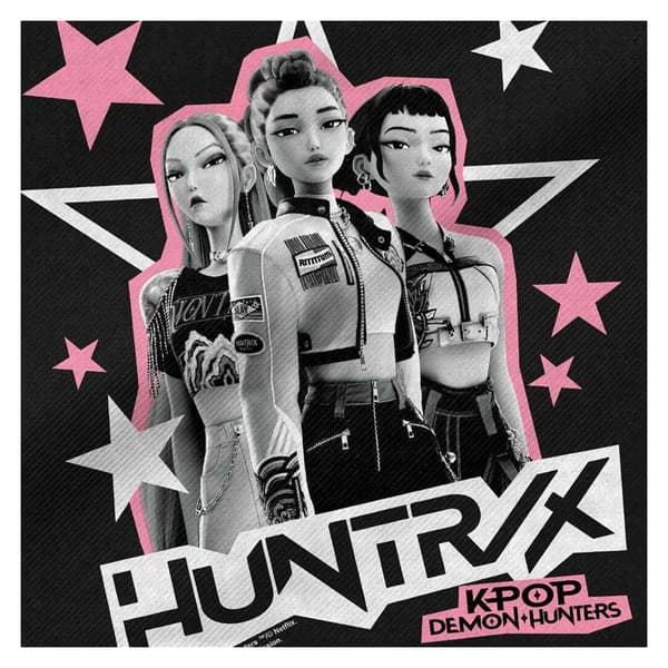 K-Pop Demon Hunters Huntrix Scrapbook Reusable Tote Bag