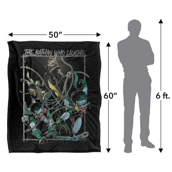 Batman Batman Who Laughs Soft Touch Blanket