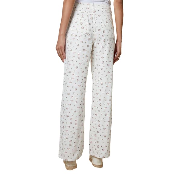 Threadbare Dam/Dam Soleil Blommiga Jeans med vida ben