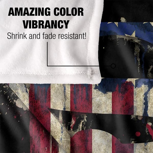 Superman Silky Bleeding Shield Supersoft Blanket