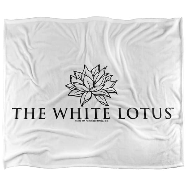 The White Lotus Logo Soft Touch Blanket