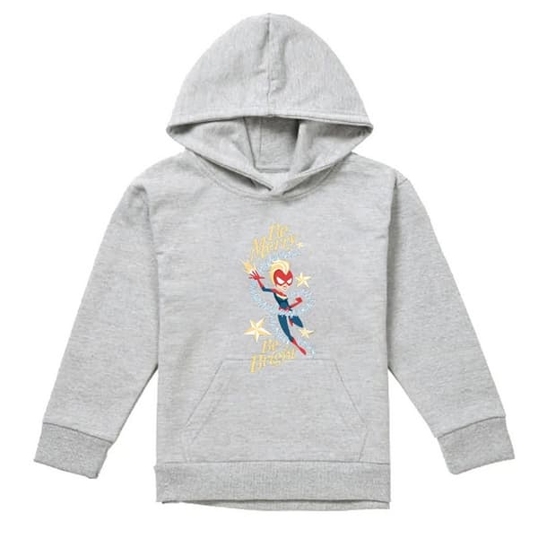 Captain Marvel Childrens/Kids Be Merry Be Bright Pull Over Hoodie