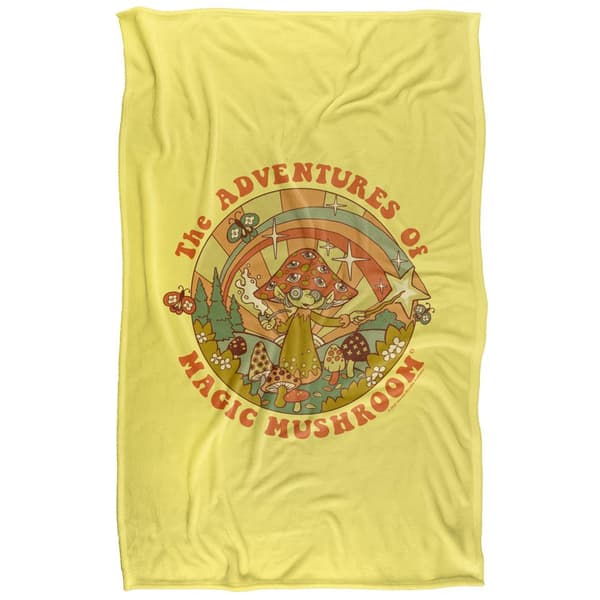Steven Rhodes Magic Mushroom Soft Touch Blanket