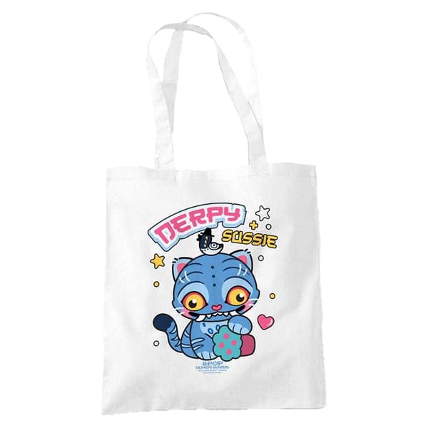 K-Pop Demon Hunters Chibi Derpy & Sussie Reusable Tote Bag