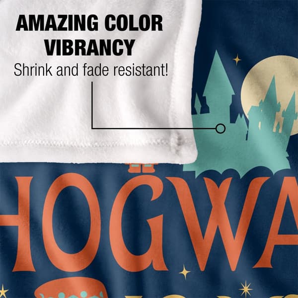 Harry Potter Hogwarts Is My Home Chibi Blanket