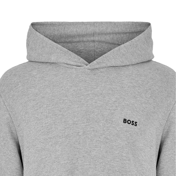 Boss Mens Waffle Knit Pullover Hoodie