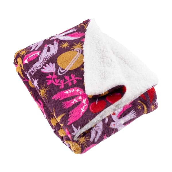 Furn Sherpa Fleece Throw