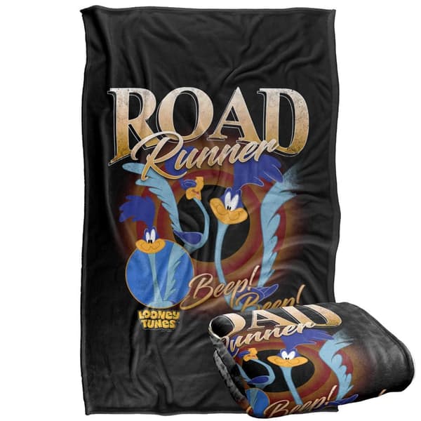 Looney Tunes Road Runner Beep Beep Soft Touch Blanket