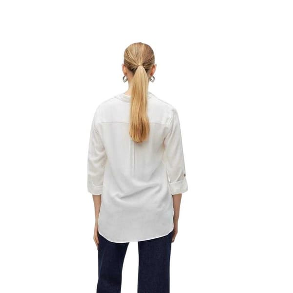 Vero Moda Dam/Kvinnor Regular Roll Sleeve Skjorta