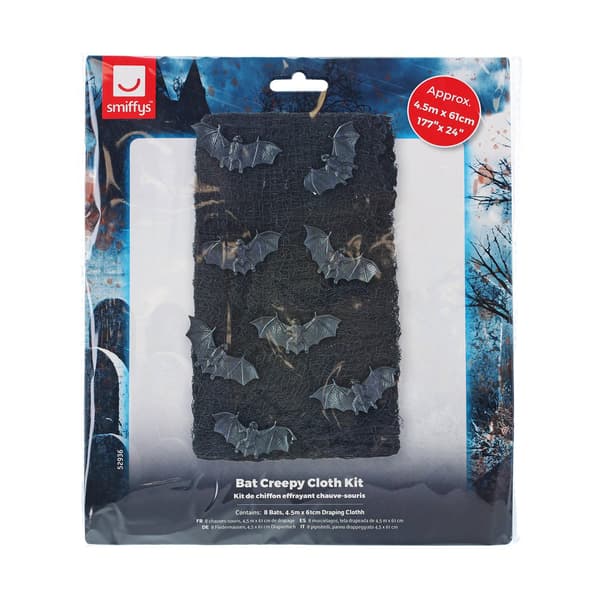 Smiffys Creepy Bat Cloth Set