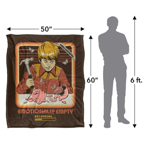 Steven Rhodes Emotionally Empty Soft Touch Blanket