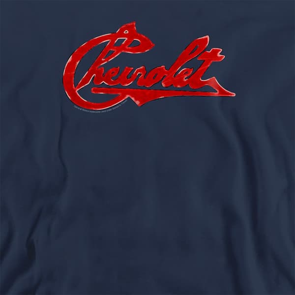 Chevrolet Unisex Vuxen Script Sliten Tröja