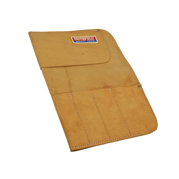 Faithfull Leather Chisel Roll 33 X 47cm