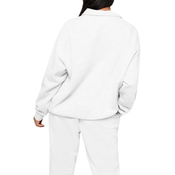 Slazenger Kvinnor/Dam Quarter Zip Oversized Sweatshirt
