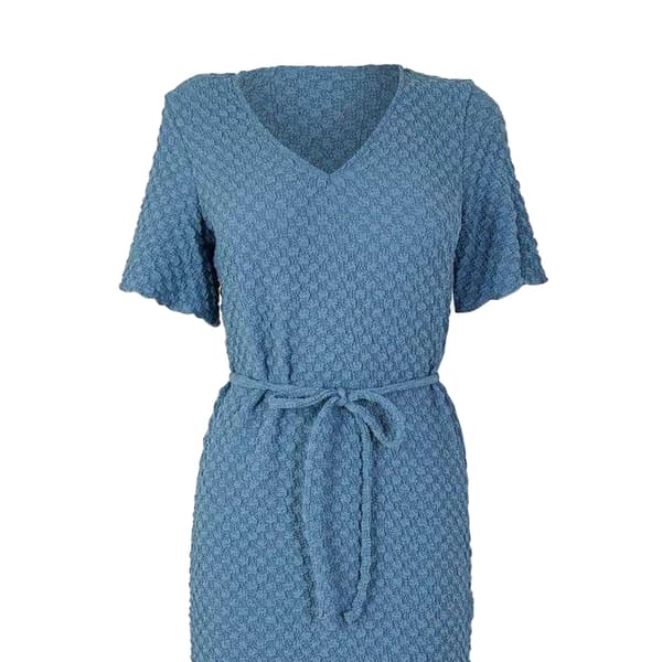 Vero Moda Dam Bubbel V-ringad Midiklänning