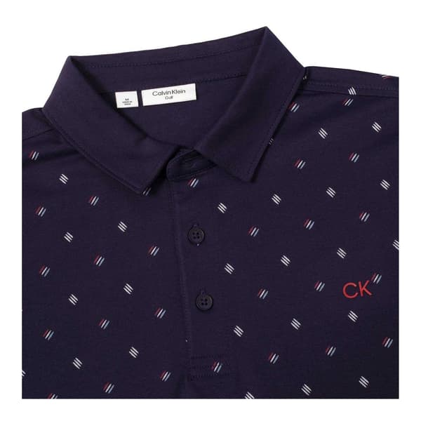 Calvin Klein Herr Logotyp Performance Golf Pikétröja