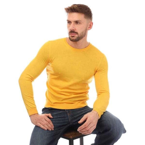 Boss Mens Virgin Wool Slim Jumper