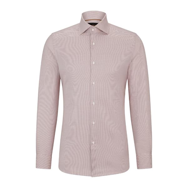 Boss Mens Plain Regular Long-Sleeved Shirt