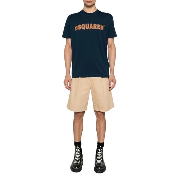 DSquared2 Herr T-shirt med logotyp Cool Fit