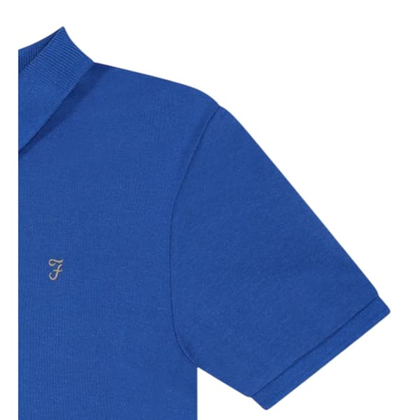 Farah Boys Bugsworth Broderad Kortärmad Pikétröja