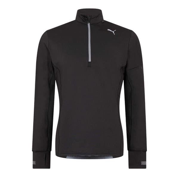 Puma Mens Quarter Zip Long-Sleeved Top