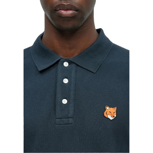Maison Kitsuné Herr Fox Kortärmad Pikétröja